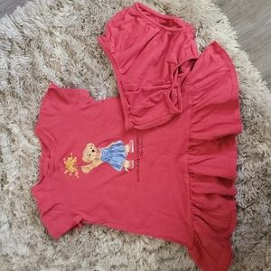 Polo dress with diaper bottoms